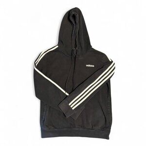 Adidas Men's Black and Grey Hoodie